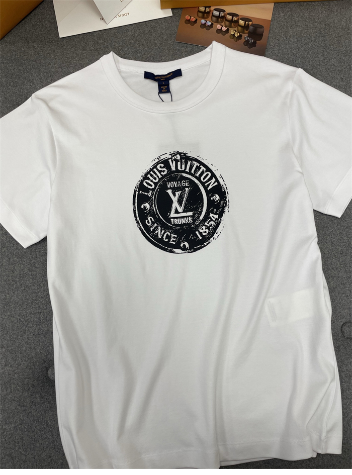 루이비통 LV 스템프 코튼 반팔 티셔츠