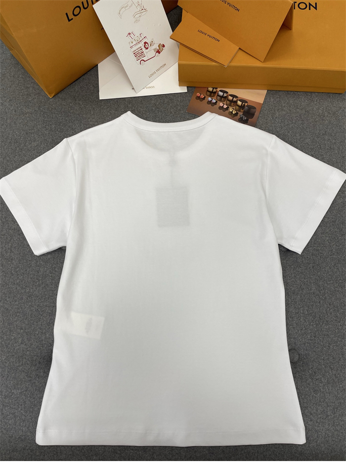 루이비통 LV 스템프 코튼 반팔 티셔츠