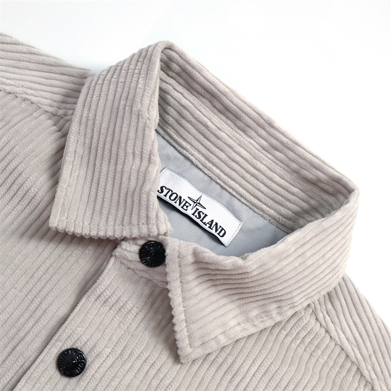 스톤아일랜드 코듀로이 오버셔츠