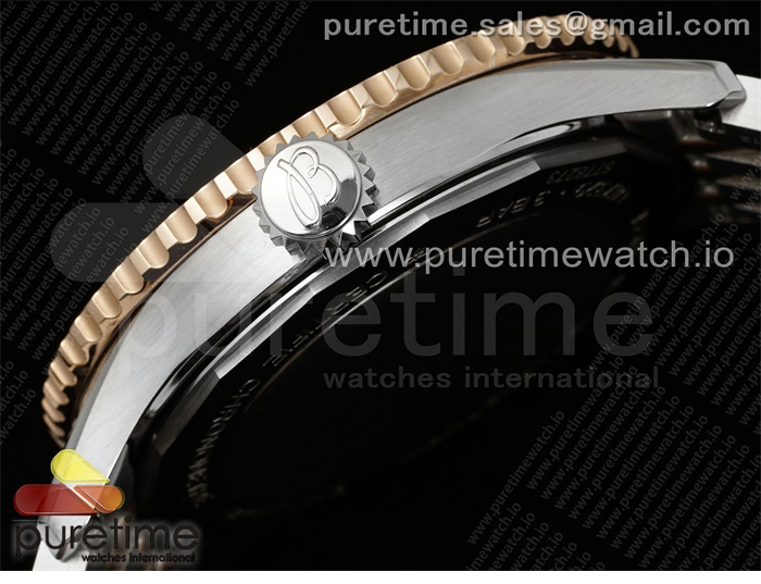 TF공장 브라이틀링 내비타이머 41미리 로즈골드콤비 화이트다이얼 브레이슬릿 Navitimer Automatic 41mm SS_RG TF 1_1 Best Edition White Dial on SS_RG Bracelet A2824