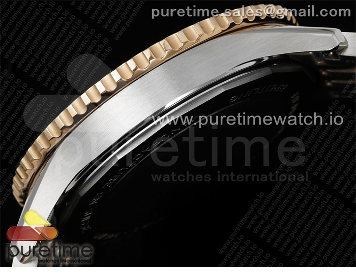 TF공장 브라이틀링 내비타이머 41미리 로즈골드콤비 화이트다이얼 브레이슬릿 Navitimer Automatic 41mm SS_RG TF 1_1 Best Edition White Dial on SS_RG Bracelet A2824