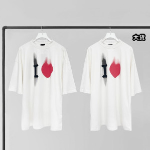 발렌시아가 I LOVE 프린티드 반팔 티셔츠