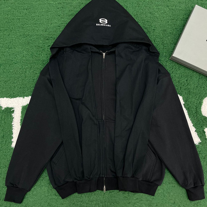 발렌시아가 유니티 스포츠 아이콘 인코그니토 오버사이즈 후드 집업