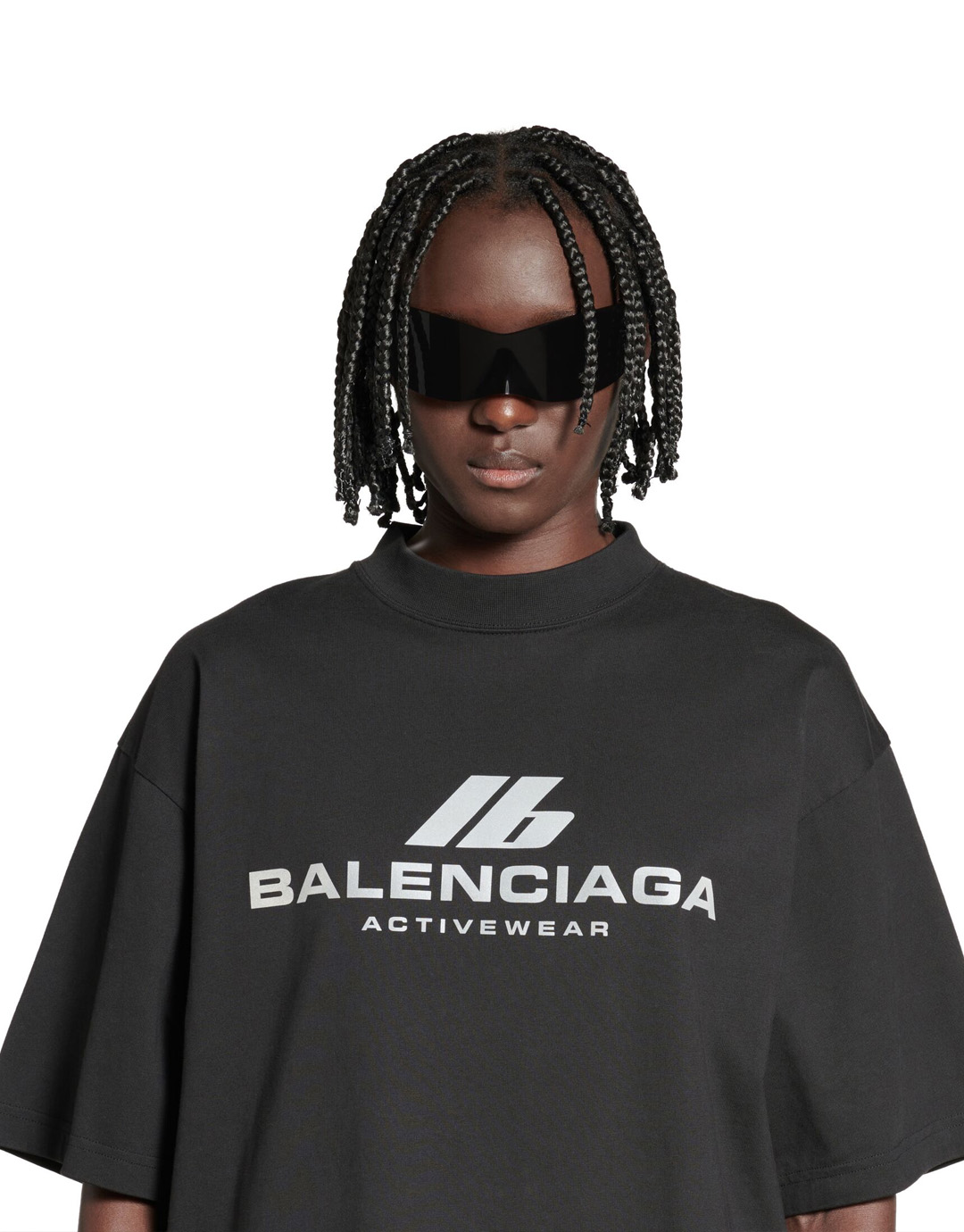 발렌시아가 액티브웨어 빈티지 저지 미디엄핏 반팔 티셔츠 “2COLOR”