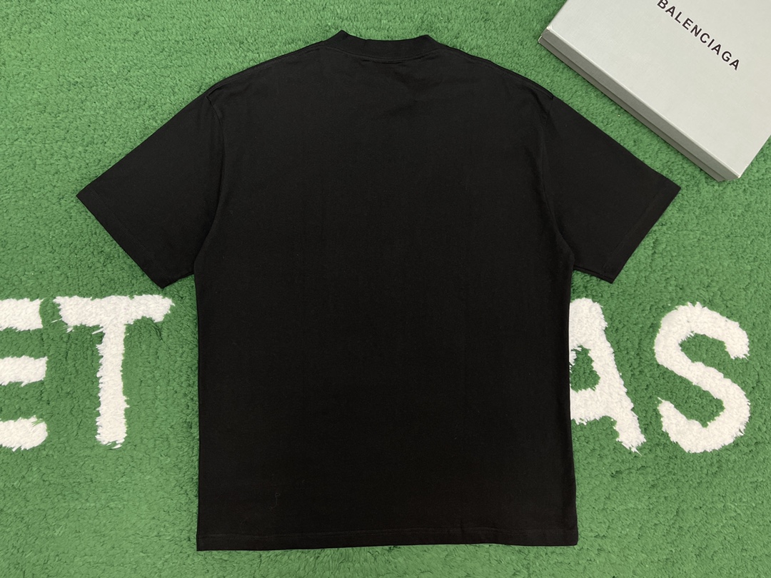 발렌시아가 액티브웨어 빈티지 저지 미디엄핏 반팔 티셔츠 “2COLOR”