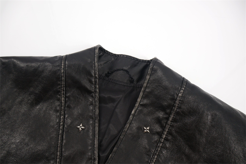 루이비통 x 니고 레더 가라테 기모노 자켓