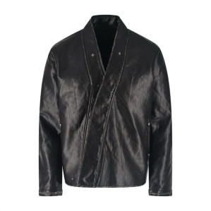 루이비통 x 니고 레더 가라테 기모노 자켓