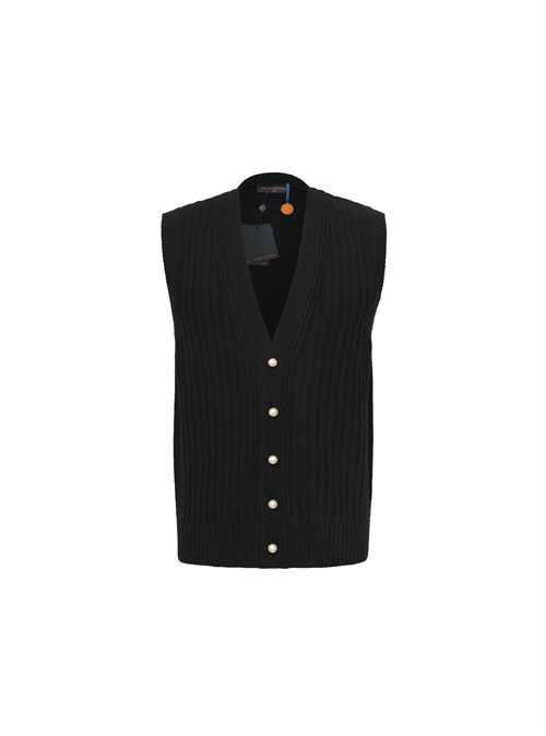 루이비통 v넥 메리노 울 케이블 베스트