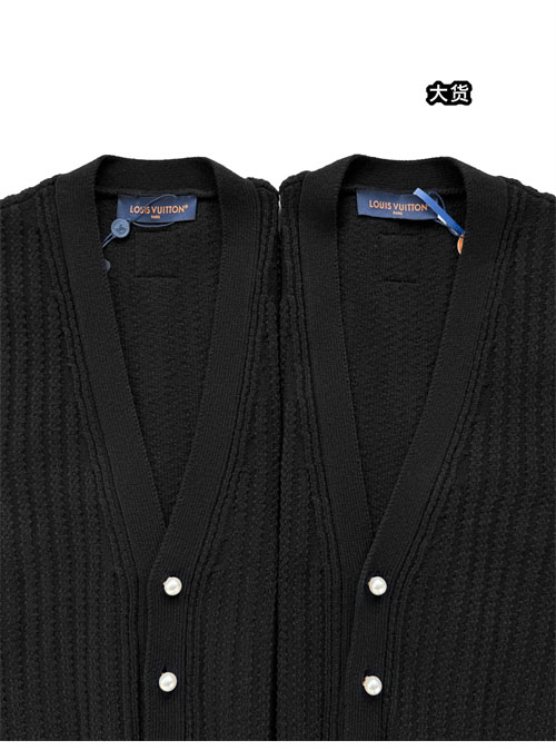 루이비통 v넥 메리노 울 케이블 베스트
