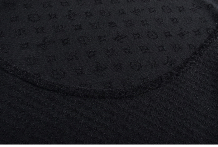 루이비통 모노그램 스트라이프 그래픽 자카드 크루넥 반팔 티셔츠