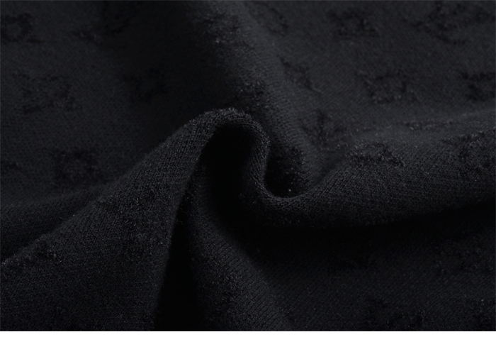 루이비통 모노그램 스트라이프 그래픽 자카드 크루넥 반팔 티셔츠