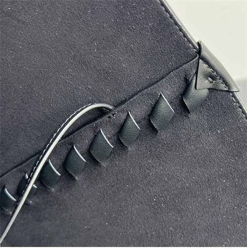 보테가 베네타 블랙 미디엄 크릭 토트백