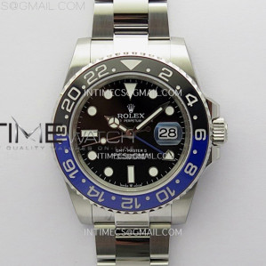APS공장 롤렉스 GMT마스터2 BLNR 블루앤블랙베젤 오이스터브레이슬릿 GMT-Master II 126710 BLNR BlackBlue Ceramic 904L SS APSF 1：1 Best Edition Blue Dial On Oyster Bracelet VR3285 CHS