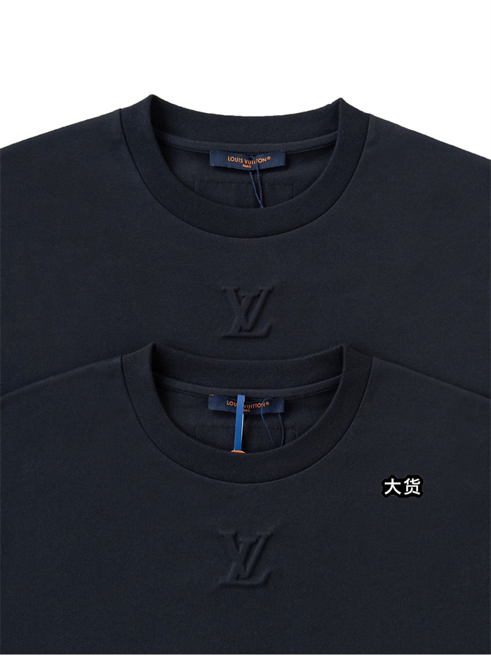 루이비통 엠보스드 LV 반팔 티셔츠