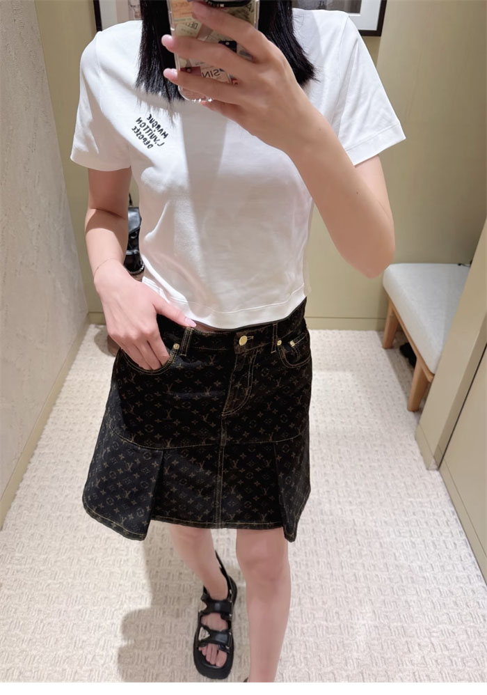 루이비통 LVMD 시그니처 반팔 티셔츠