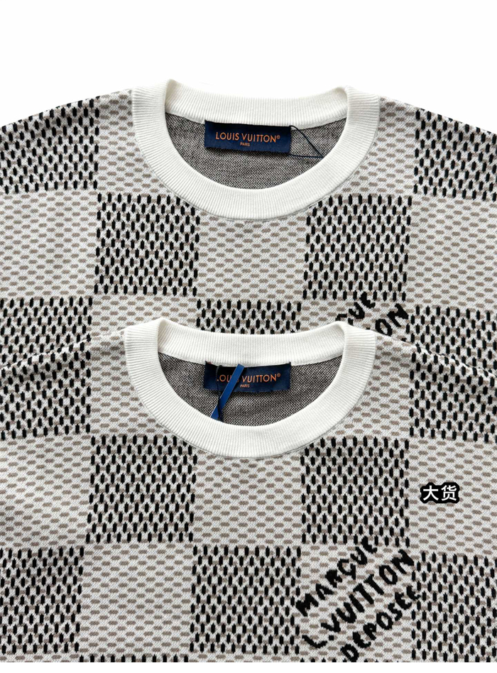 루이비통 다미에 자카드 MLVD 반팔 티셔츠