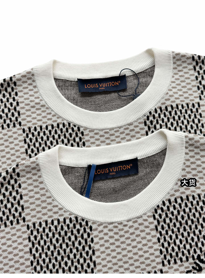 루이비통 다미에 자카드 MLVD 반팔 티셔츠