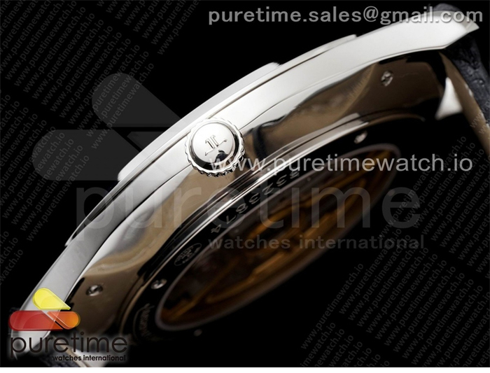 ZF공장 예거르쿨트르 마스터 울트라씬 스몰세컨즈 스틸 블루다이얼 가죽스트랩 Master Ultra Thin Small Second SS ZF 1_1 Best Edition Blue Dial on Black Leather Strap A896