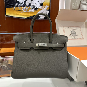 에르메스 버킨백 30 토고 은장