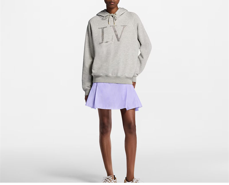 루이비통 라인스톤 LV 후디