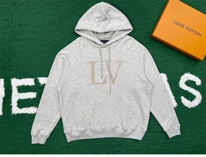 루이비통 라인스톤 LV 후디