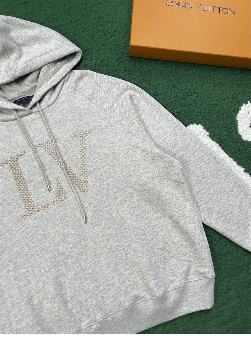 루이비통 라인스톤 LV 후디