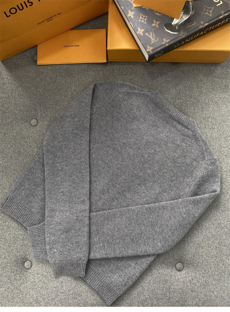 루이비통 엠브로이더드 시그니처 캐시미어 풀오버 니트