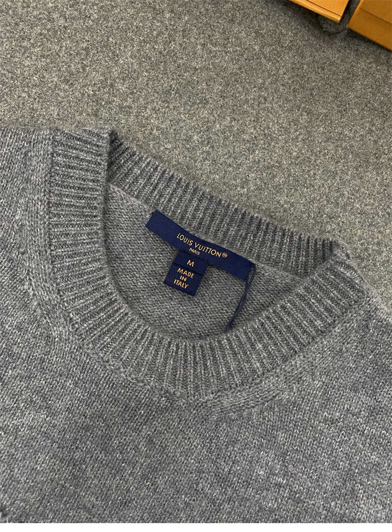 루이비통 엠브로이더드 시그니처 캐시미어 풀오버 니트