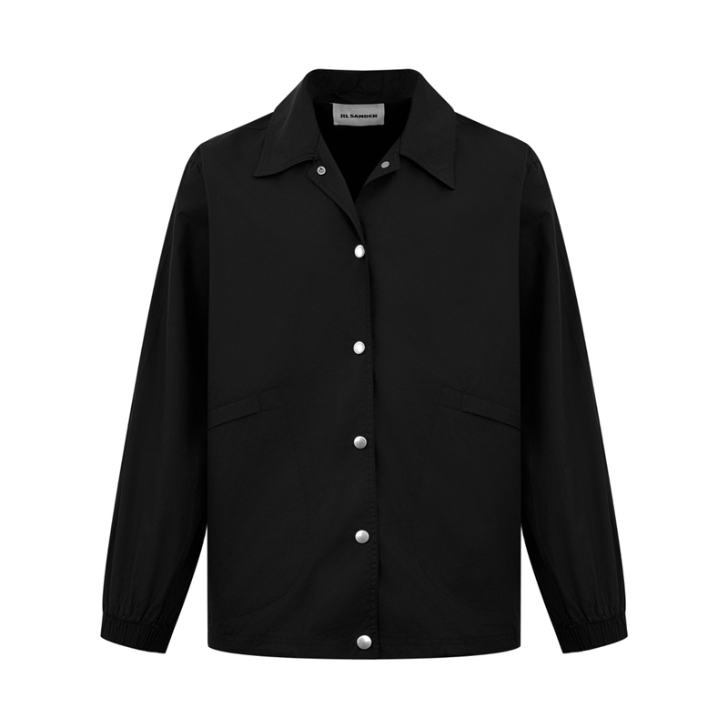 질샌더 백로고 프린팅 코튼 자켓