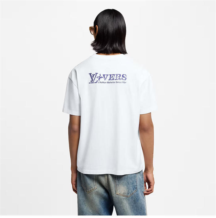 루이비통 LV Vers United 그래픽 반팔 티셔츠
