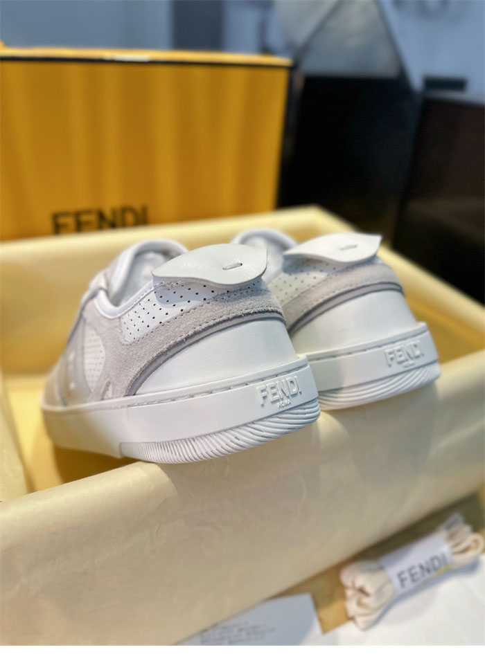 펜디 스텝 레더 스니커즈