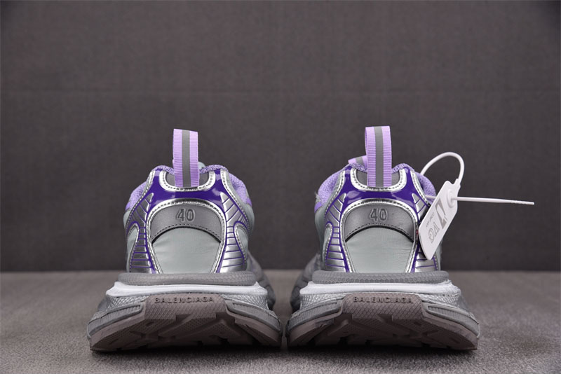 발렌시아가 3XL 스니커즈 나일론 그레이 퍼플