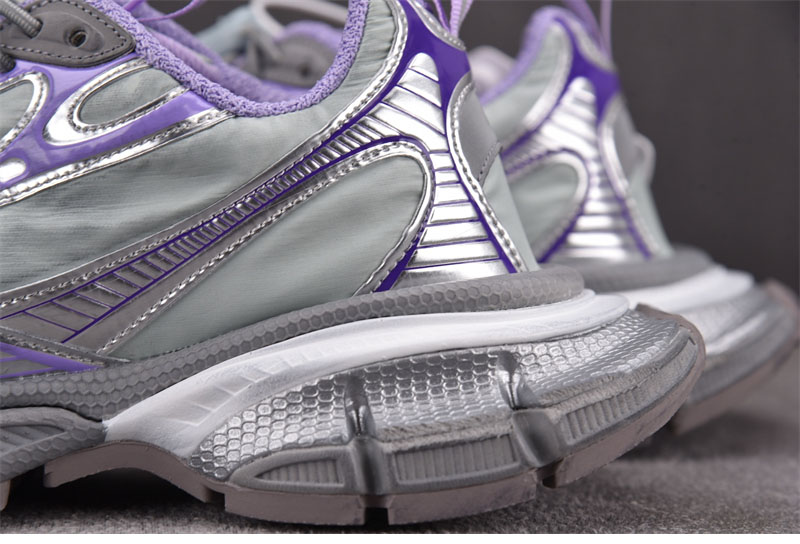 발렌시아가 3XL 스니커즈 나일론 그레이 퍼플