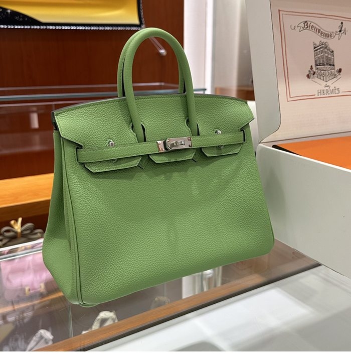 에르메스 버킨백 25 토고 은장