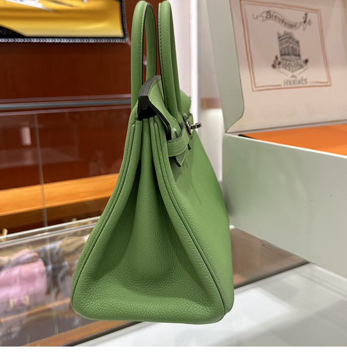 에르메스 버킨백 25 토고 은장