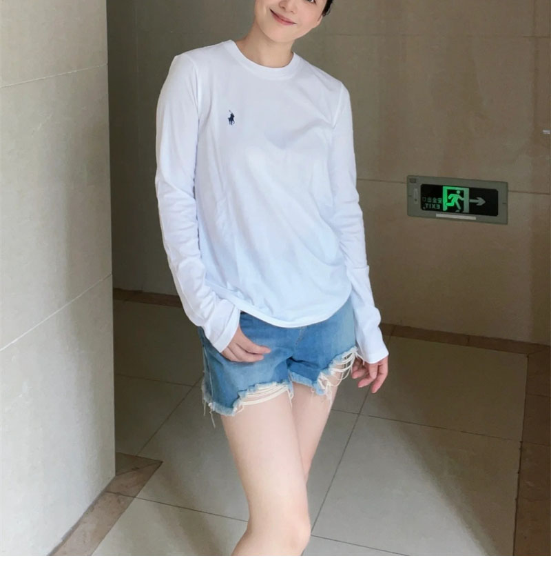 폴로 랄프로렌 코튼 저지 롱 슬리브 티셔츠