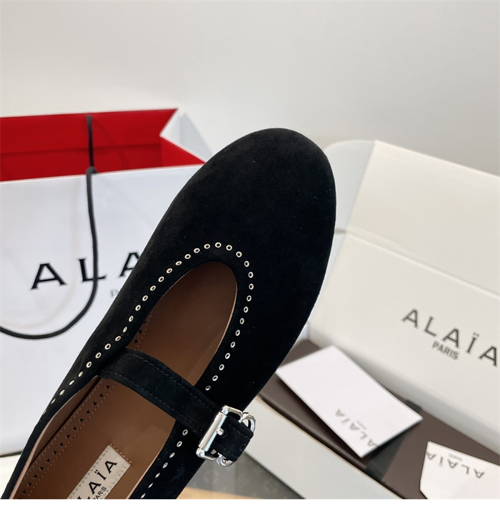 알라이아 발레리나 플랫 슈즈