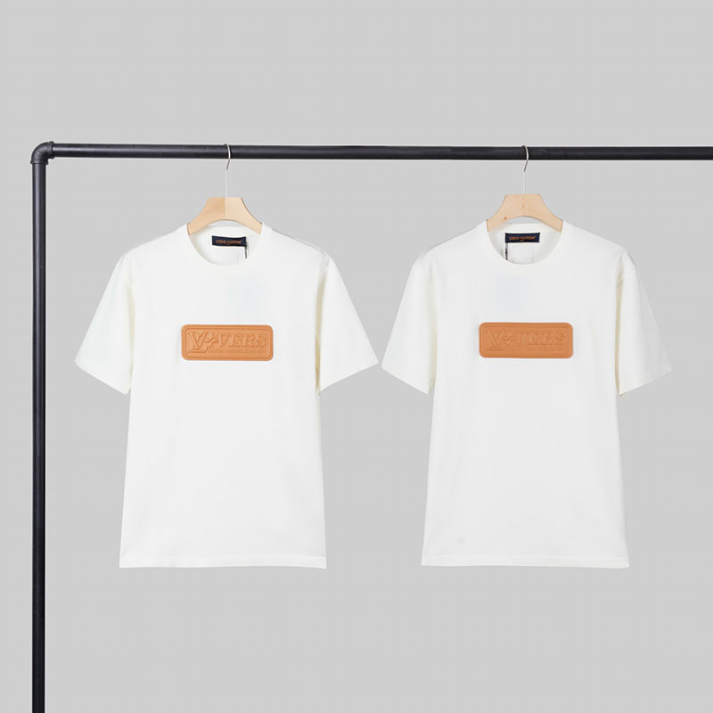 루이비통 VVN 패치 숏 슬리브드 코튼 크루넥 반팔 티셔츠