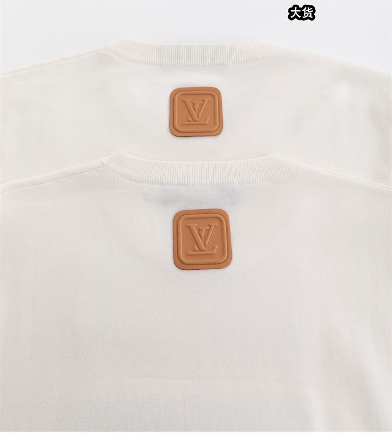 루이비통 VVN 패치 숏 슬리브드 코튼 크루넥 반팔 티셔츠