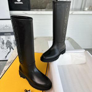 펜디 FF 로고 롱 부츠