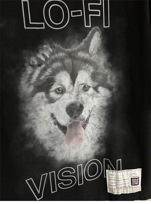 미하라 야스히로 패치로고 그래픽 프린트 반팔 티셔츠