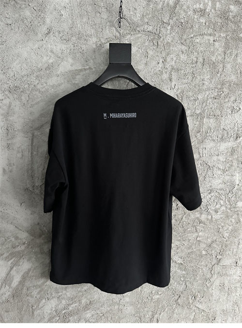 미하라 야스히로 패치로고 그래픽 프린트 반팔 티셔츠