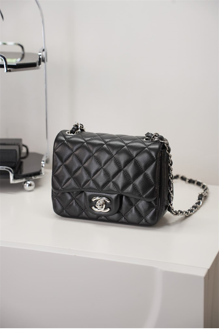 샤넬 클래식 플랩 은장