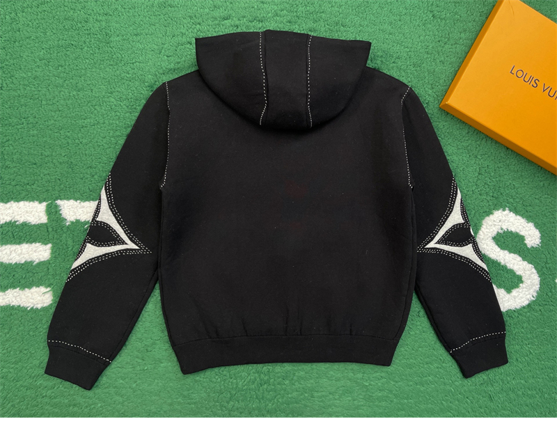 루이비통 그래픽 인따르시아 지퍼 코튼 후디