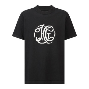 지방시 니트 HG 자카드 반팔 티셔츠