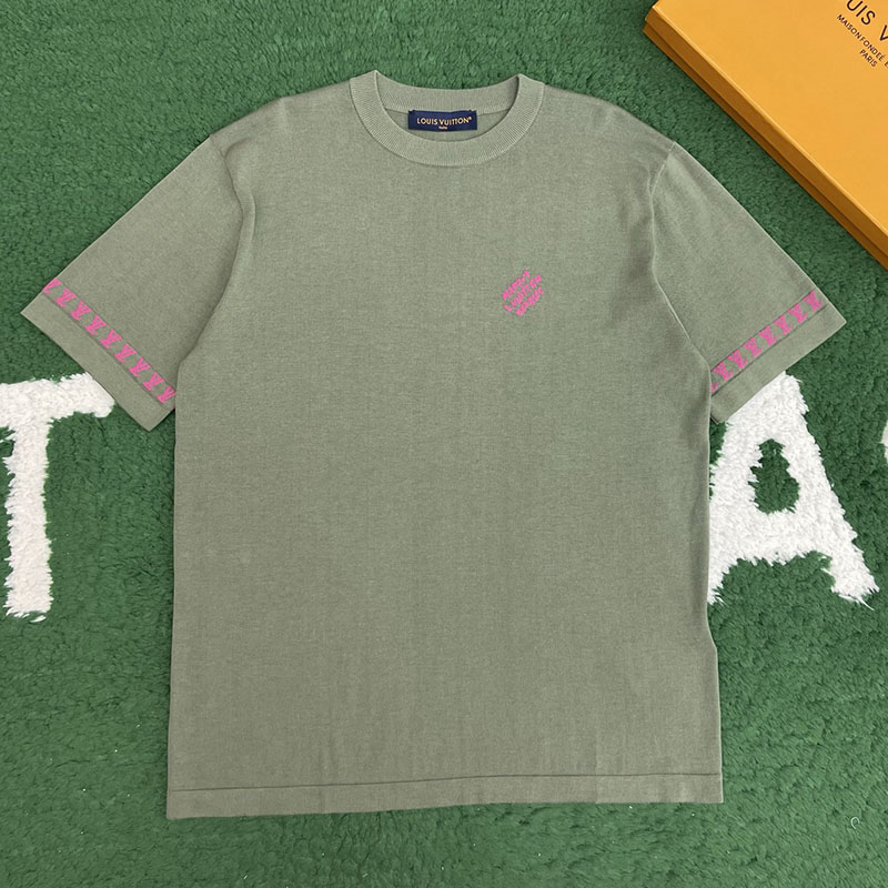 루이비통 MLVD 레터링 시그니처 반팔 크루넥 티셔츠