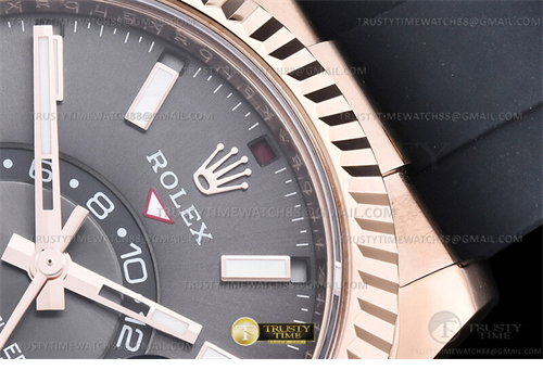 ZF공장 롤렉스 스카이드웰러 로즈골드금통 그레이다이얼 러버스트랩 텅스텐 Skydweller 336235 Wt RG_RU S-Grey ZF V2 Asia 2824
