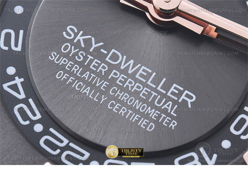 ZF공장 롤렉스 스카이드웰러 로즈골드금통 그레이다이얼 러버스트랩 텅스텐 Skydweller 336235 Wt RG_RU S-Grey ZF V2 Asia 2824