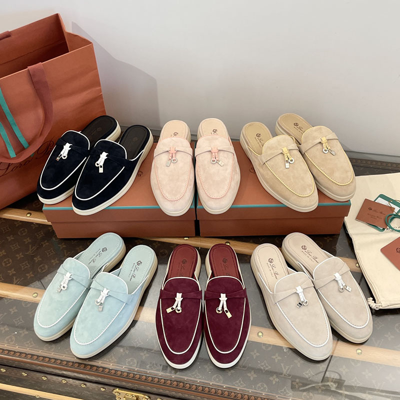 로로피아나 바부슈 참 워크 로퍼 뮬