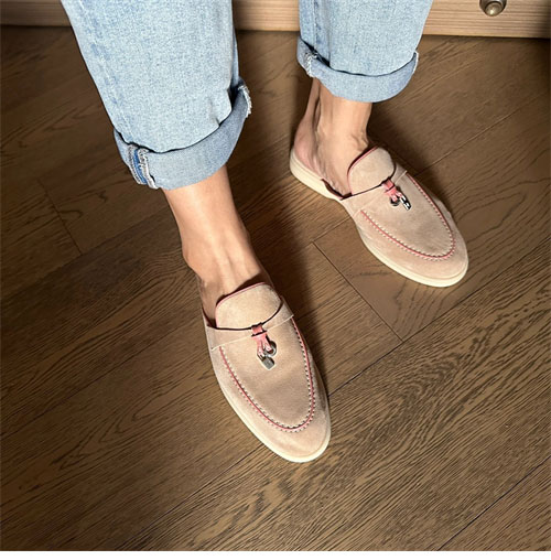 로로피아나 바부슈 참 워크 로퍼 뮬